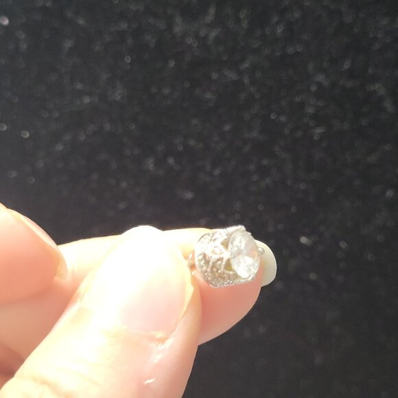 ✨ Victorian Silver 925 Earrings with Zircon – Unique Design ✨ - Picture 6 of 10